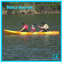 3 Person Plastic Fishing Boat for Sale Sit on Top Sea Kayak Canoe